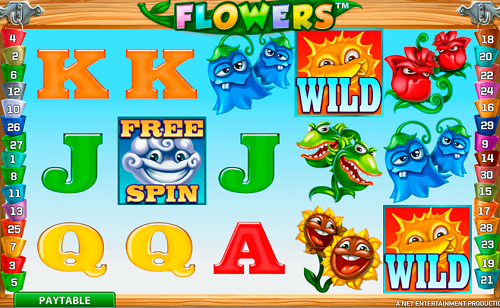 Playing Flowers Online Slot